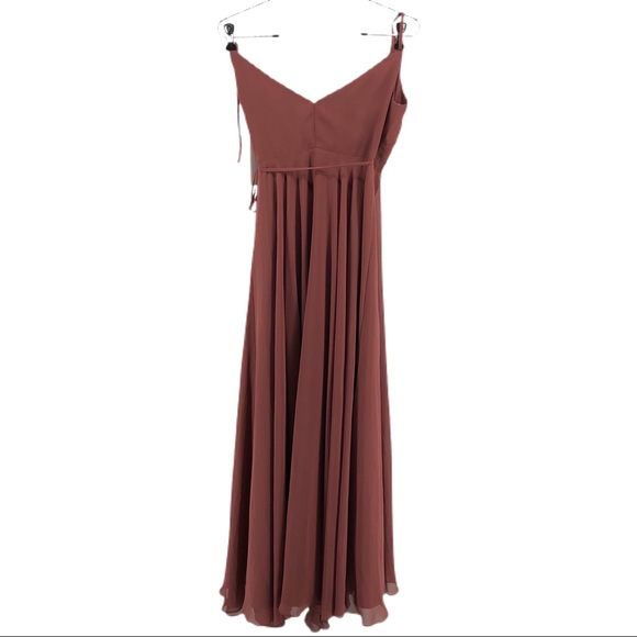 Jenny Yoo Collection Mauve Wrap Dress, NWT - Picture 6 of 10